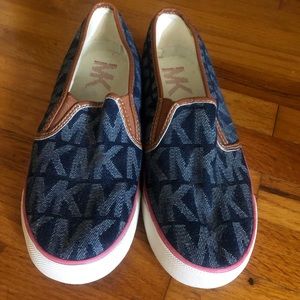 Michael Kors slip on tennis shoes NWOT